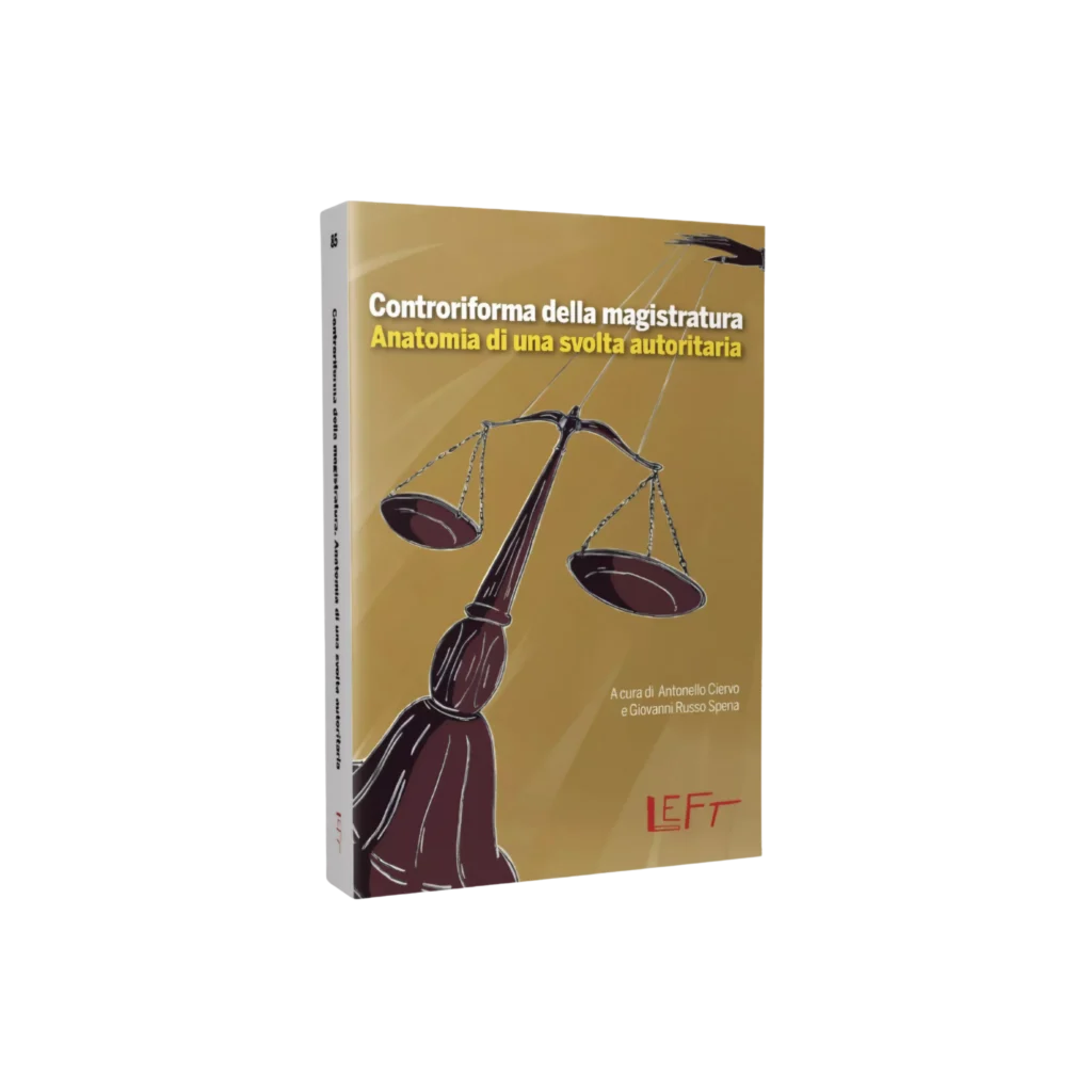Copertina del libro "Controriforma della giustizia"