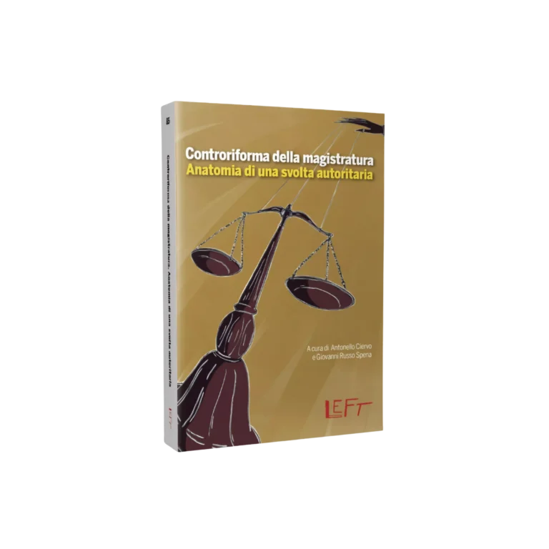 Copertina del libro "Controriforma della giustizia"